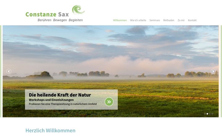 Screenshot of constanze-sax.de