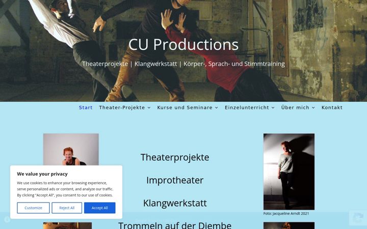 Screenshot of constanzeuhlig.de