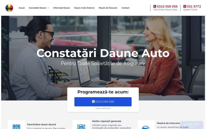 Screenshot van constataribucuresti.ro