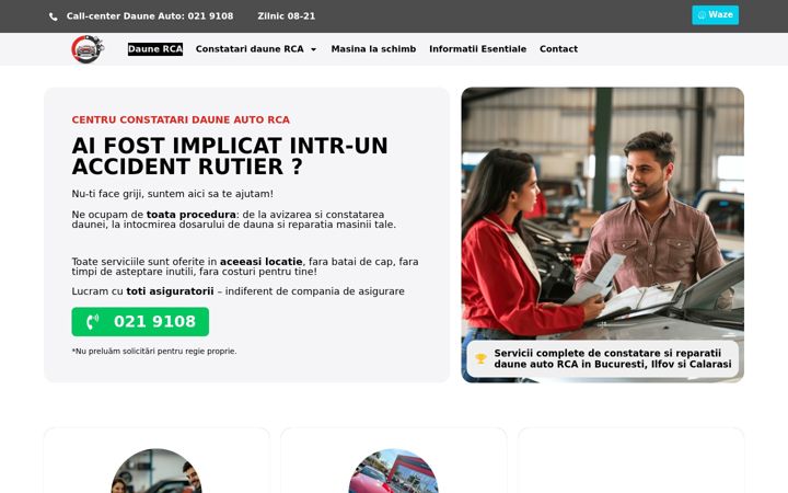 Screenshot of constataridauneauto.ro