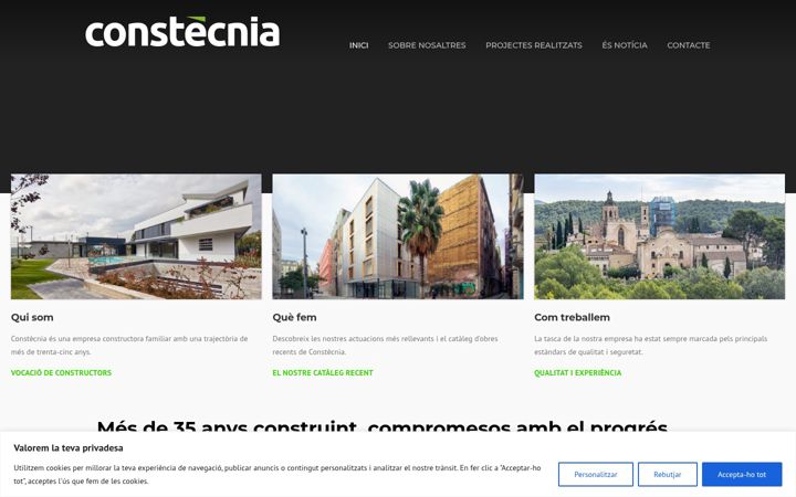 Screenshot of constecnia.com