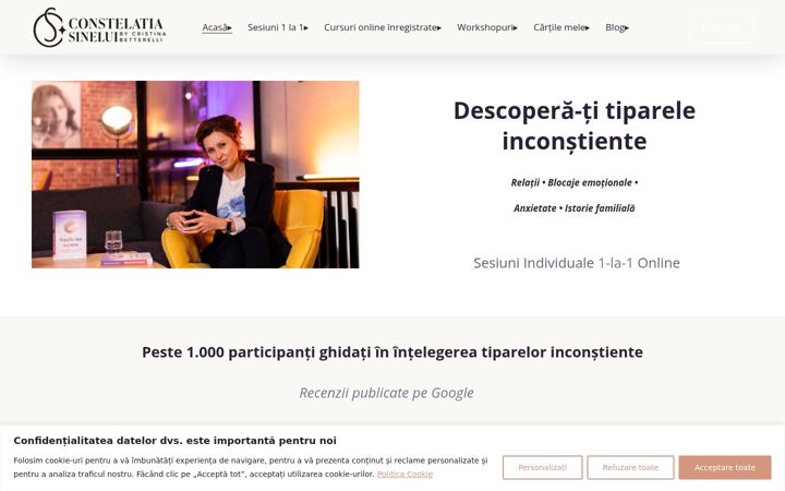 Screenshot of constelatiasinelui.ro