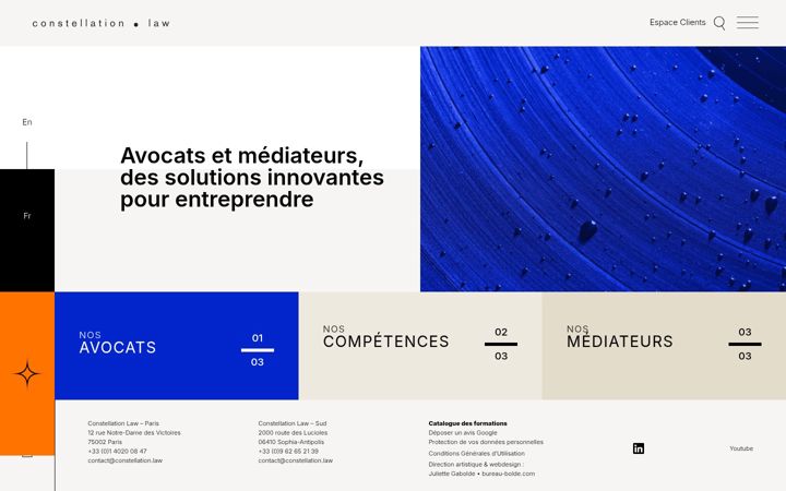 Screenshot of constellation-avocats.fr