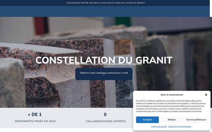 Ekrano kopija constellation-du-granit.fr