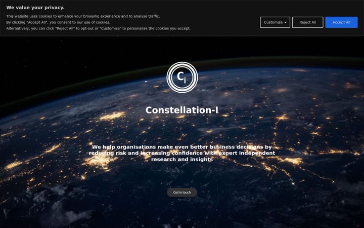 Screenshot of constellation-i.uk
