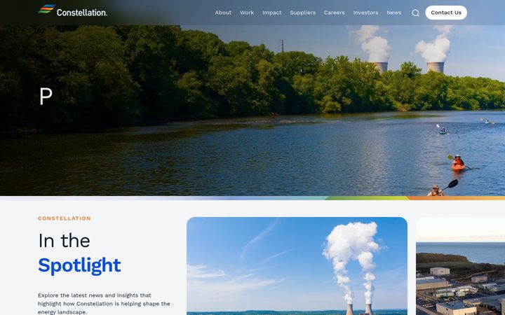 Screenshot of constellationenergy.com