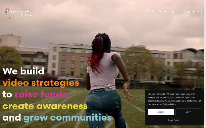 Ekrānuzņēmums no constellationfilms.co.uk