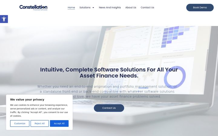 Screenshot of constellationfs.com