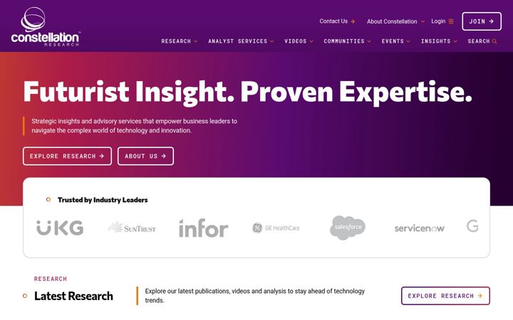 Screenshot of constellationr.com