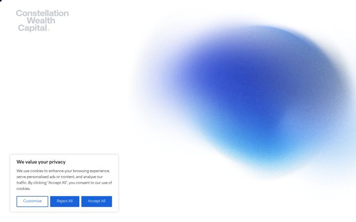 Screenshot of constellationwealthcapital.com