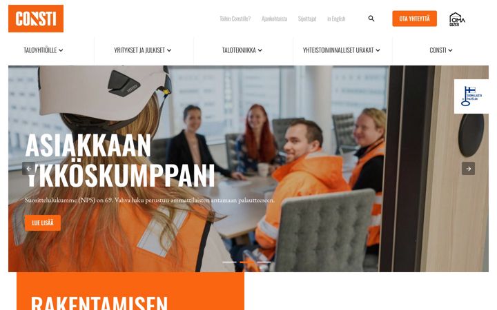 Screenshot of consti.fi