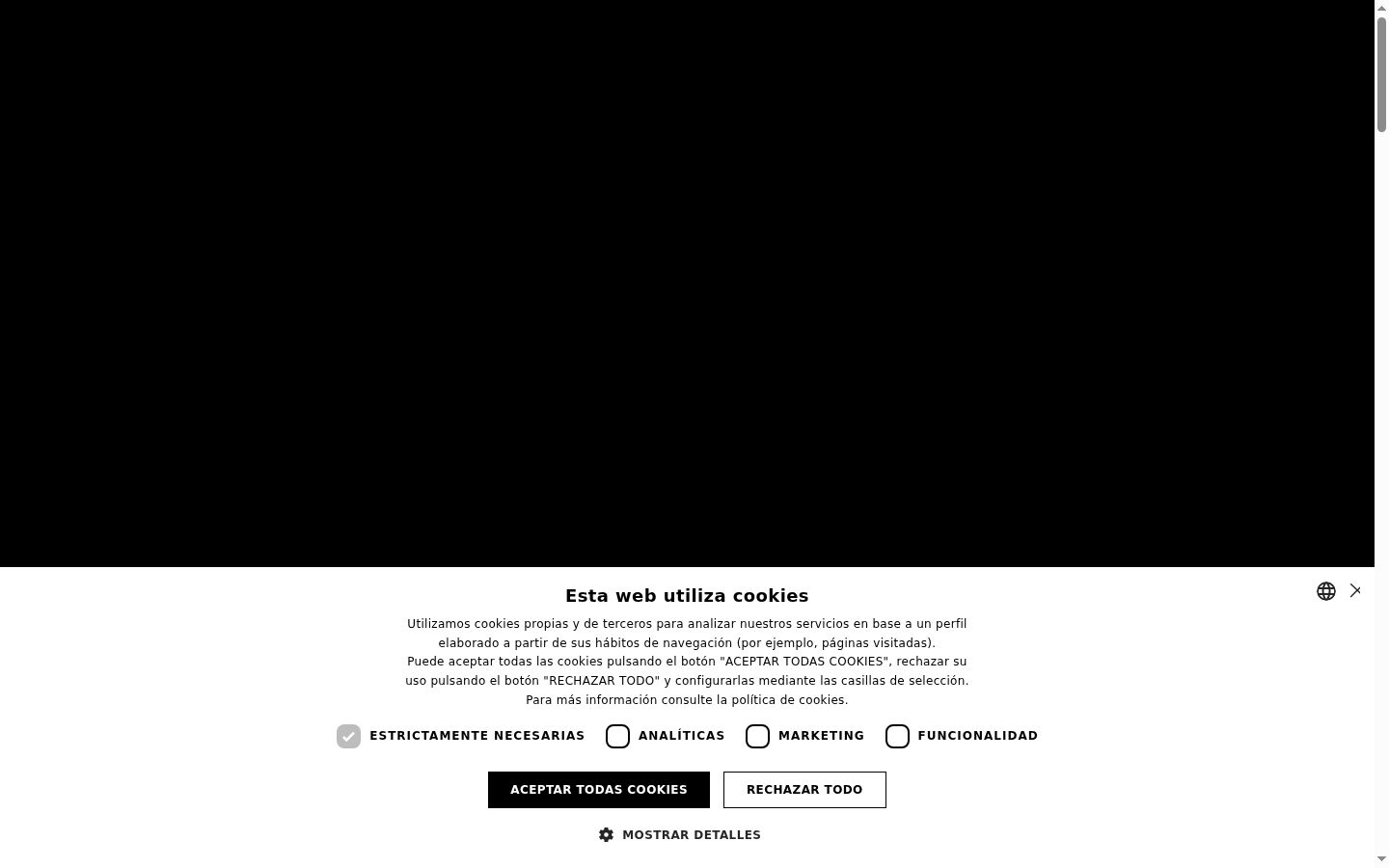 Sutikimo reklamjuostės, rodytos prieš bet kokią sąveiką, ekrano kopija