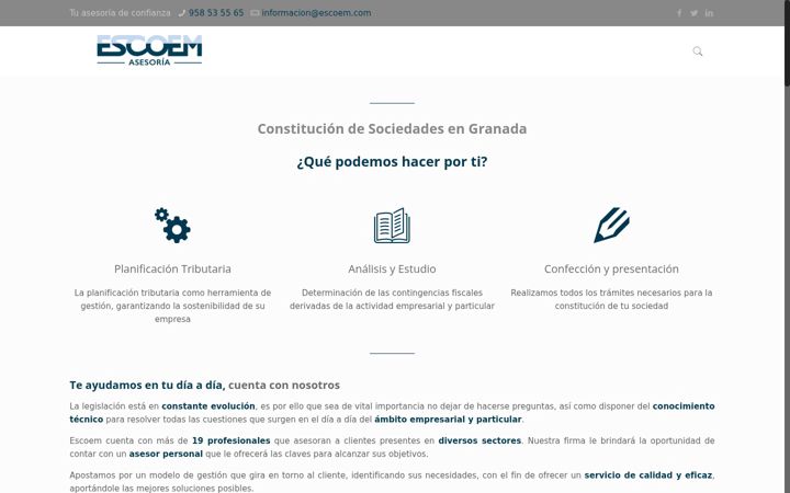 Screenshot of constitucionsociedadesgranada.es