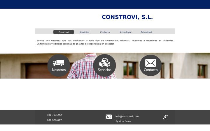 Screenshot of constrovi.com
