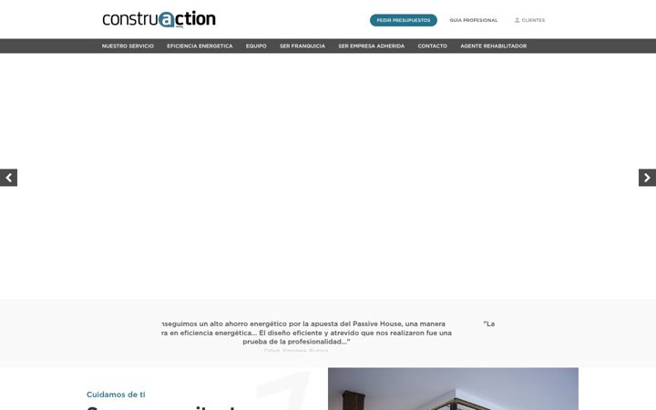 Screenshot of construaction.com