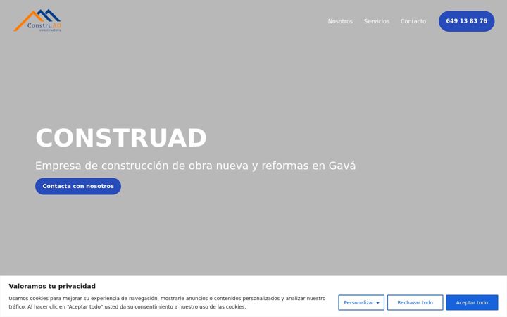 Екранна снимка на construad.net