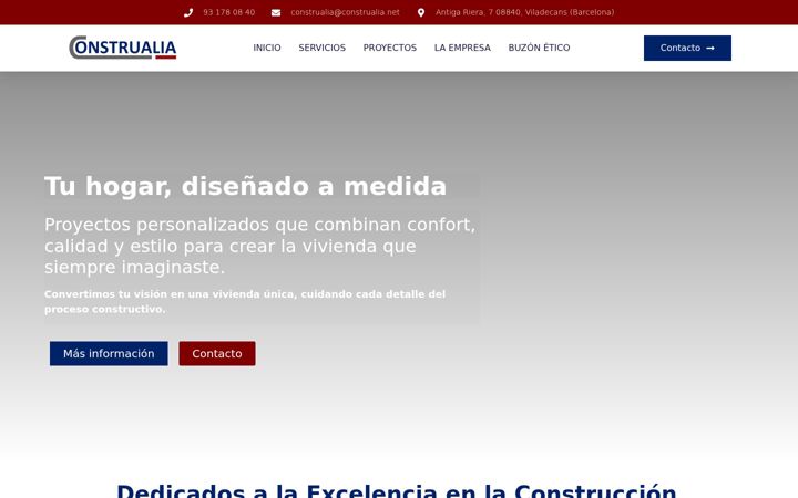 Екранна снимка на construalia.net