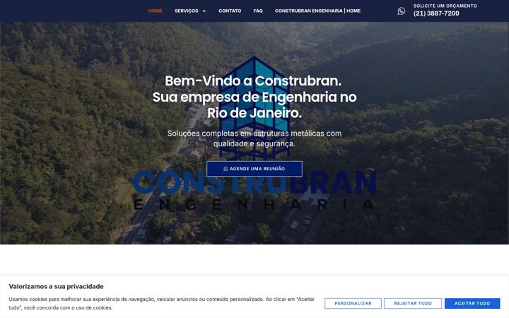 Screenshot of construbran.com.br