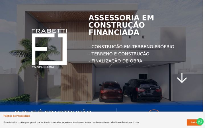 Screenshot of construcaofinanciadacaixa.com.br