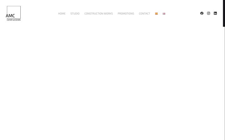 Screenshot of construcciones-amc.com