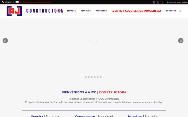 Screenshot di construccionesajcc.es