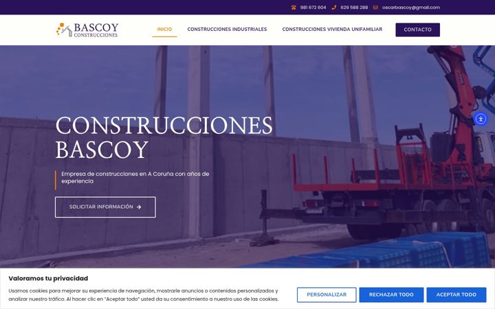 Snímek obrazovky construccionesbascoy.es