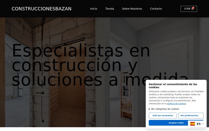 Snímek obrazovky construccionesbazan.es