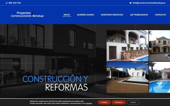 Snímek obrazovky construccionesbenalup.es