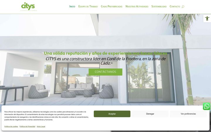 Screenshot ta' construccionescitys.es