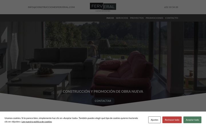 Screenshot of construccionesferveral.com