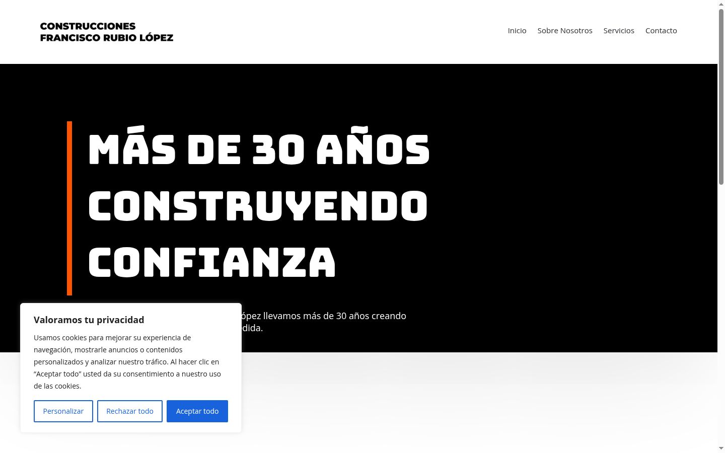 Screenshot tal-banner tal-kunsens muri qabel kwalunkwe interazzjoni