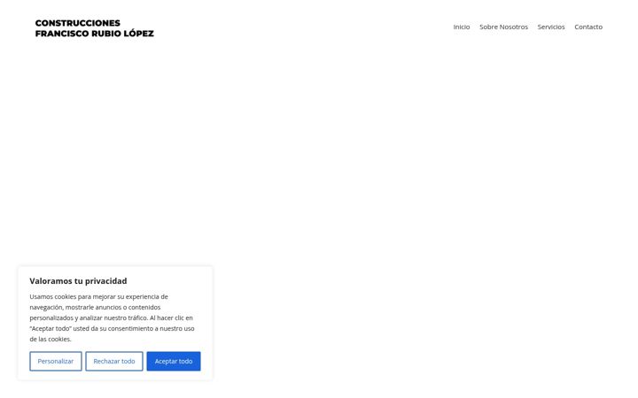 Screenshot of construccionesfranciscorubiolopez.com
