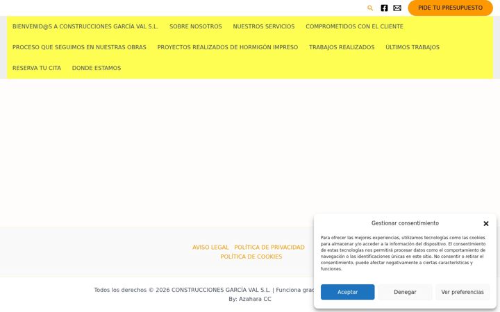 Screenshot of construccionesgarciaval.com