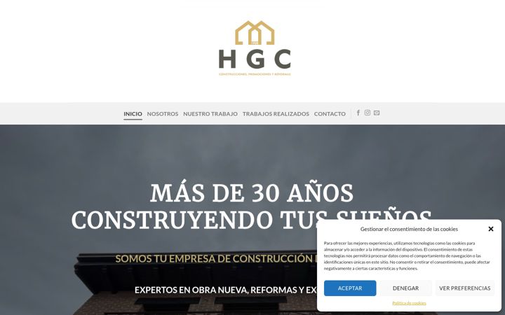 Screenshot του construccioneshgc.es