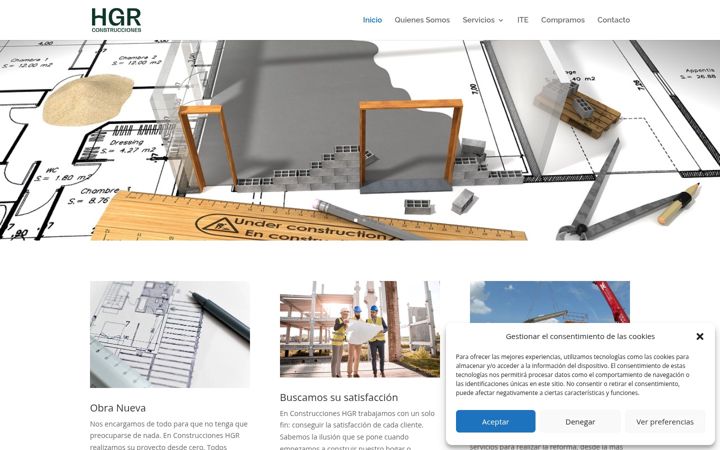 Screenshot του construccioneshgr.es