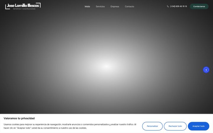 Screenshot του construccionesillescas.es