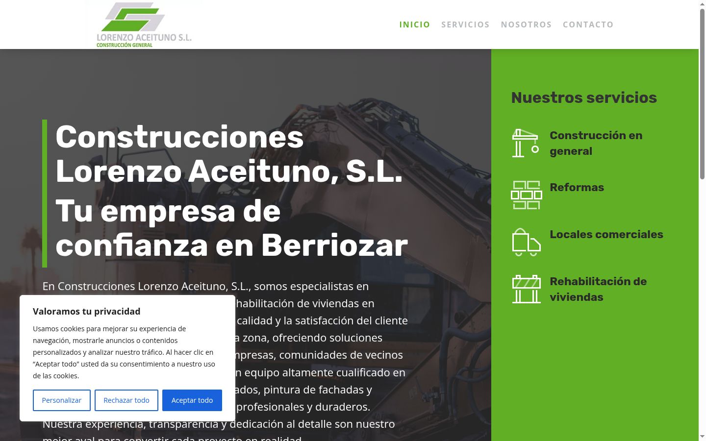 Screenshot tal-banner tal-kunsens muri qabel kwalunkwe interazzjoni
