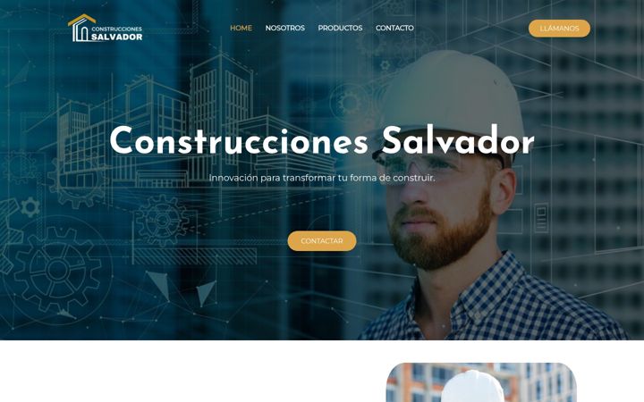 Screenshot του construccioneslorenzosalvador.es