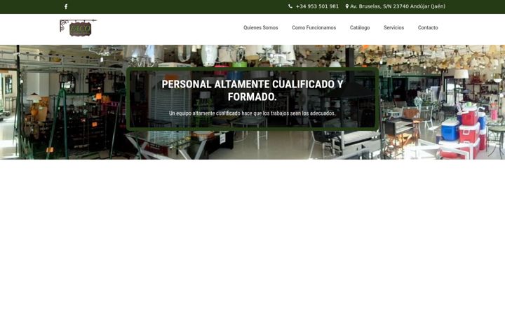 Screenshot von construccionesmetalicasfaco.es