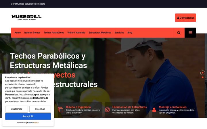 Screenshot of construccionesmusa.com