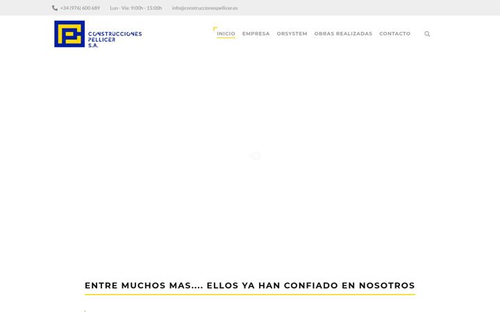 Screenshot von construccionespellicer.es
