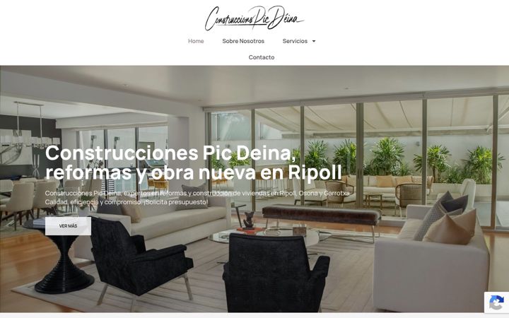 Screenshot of construccionespicdeina.com
