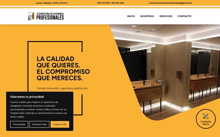 Screenshot von construccionesprofesionales.es