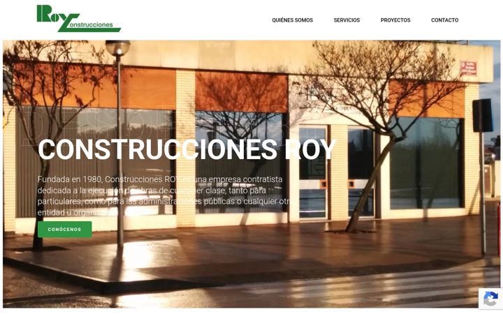 Screenshot of construccionesroy.com