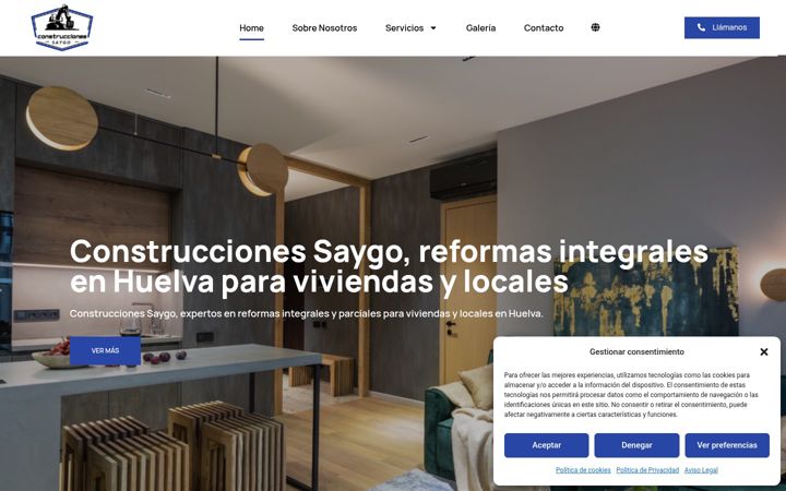 Screenshot von construccionessaygo.es