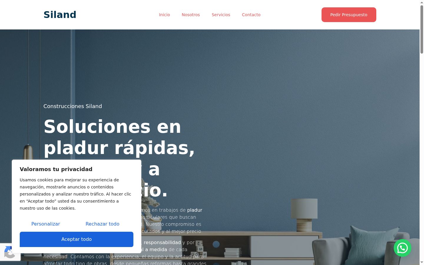 Capture d'écran de la bannière de consentement affichée avant toute interaction