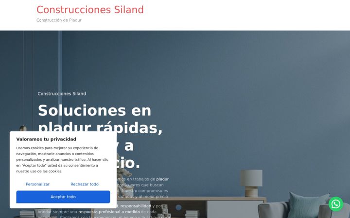 Screenshot of construccionessiland.es