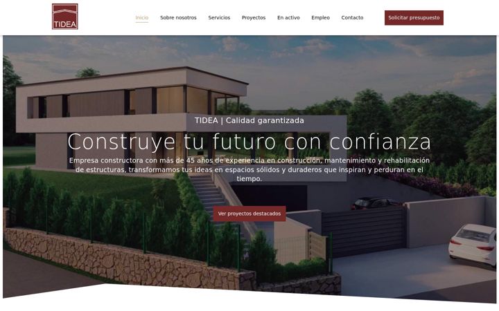 Screenshot of construccionestidea.com