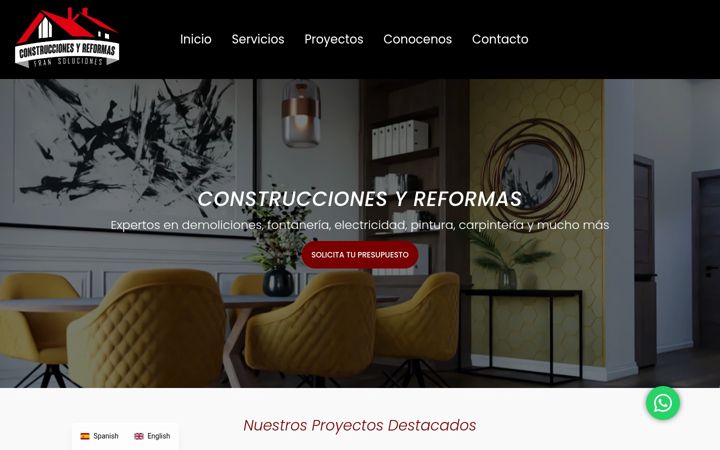 Screenshot of construccionesyreformasfran.com