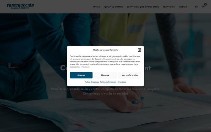 Screenshot of construccionmanagement.es